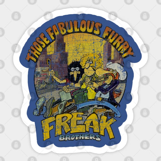 The Fabulous Furry Freak 1968 Sticker by Thrift Haven505